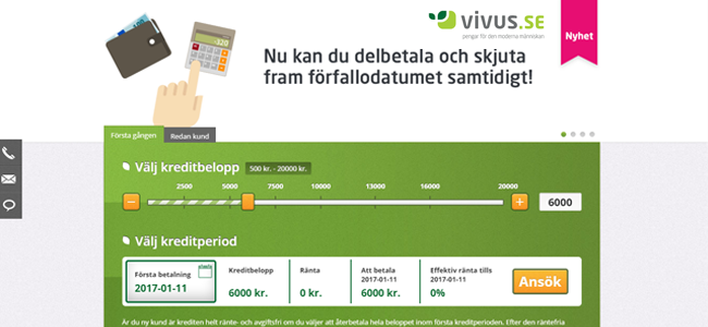 vivus-lana-pengar-gratis-utan-ranta-forsta-gangen-printscreen